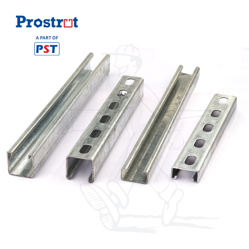 Unistrut channel/C channel/riel strut /Galvanized/solid Channel/perforate Channel