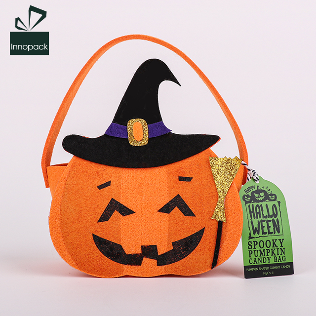 Pumpkin Bag with Pumpkin Gummy Candy Set
