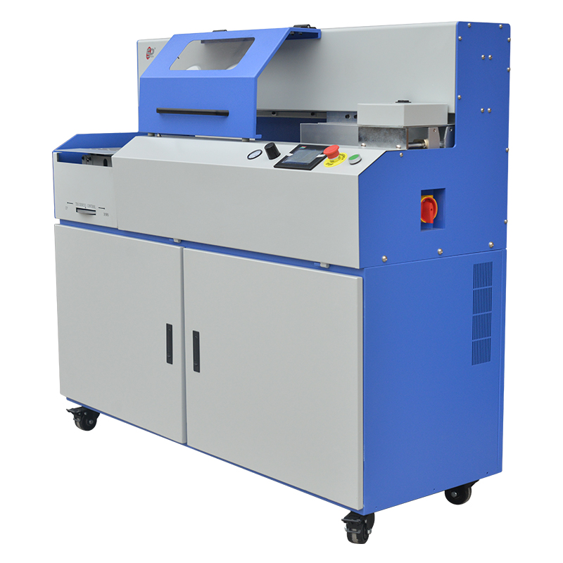 Soft and hard cover hot melt glue book binding machine book maker machinery