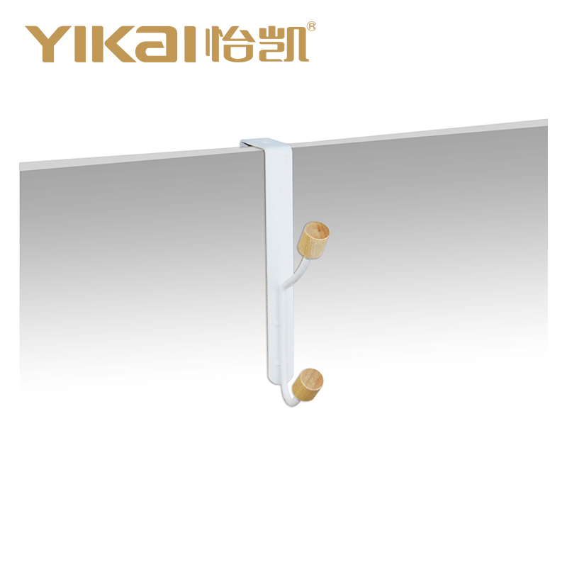 Metal wood hanger/Frosted metal wood over door hook