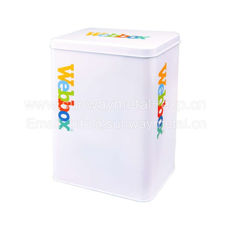 Food packaging tin