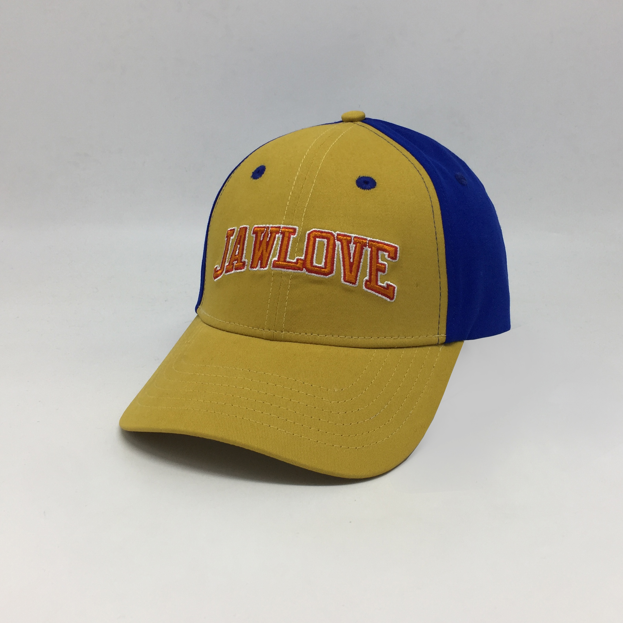 Custom fashion 6 - piece stereo - embroidered baseball cap