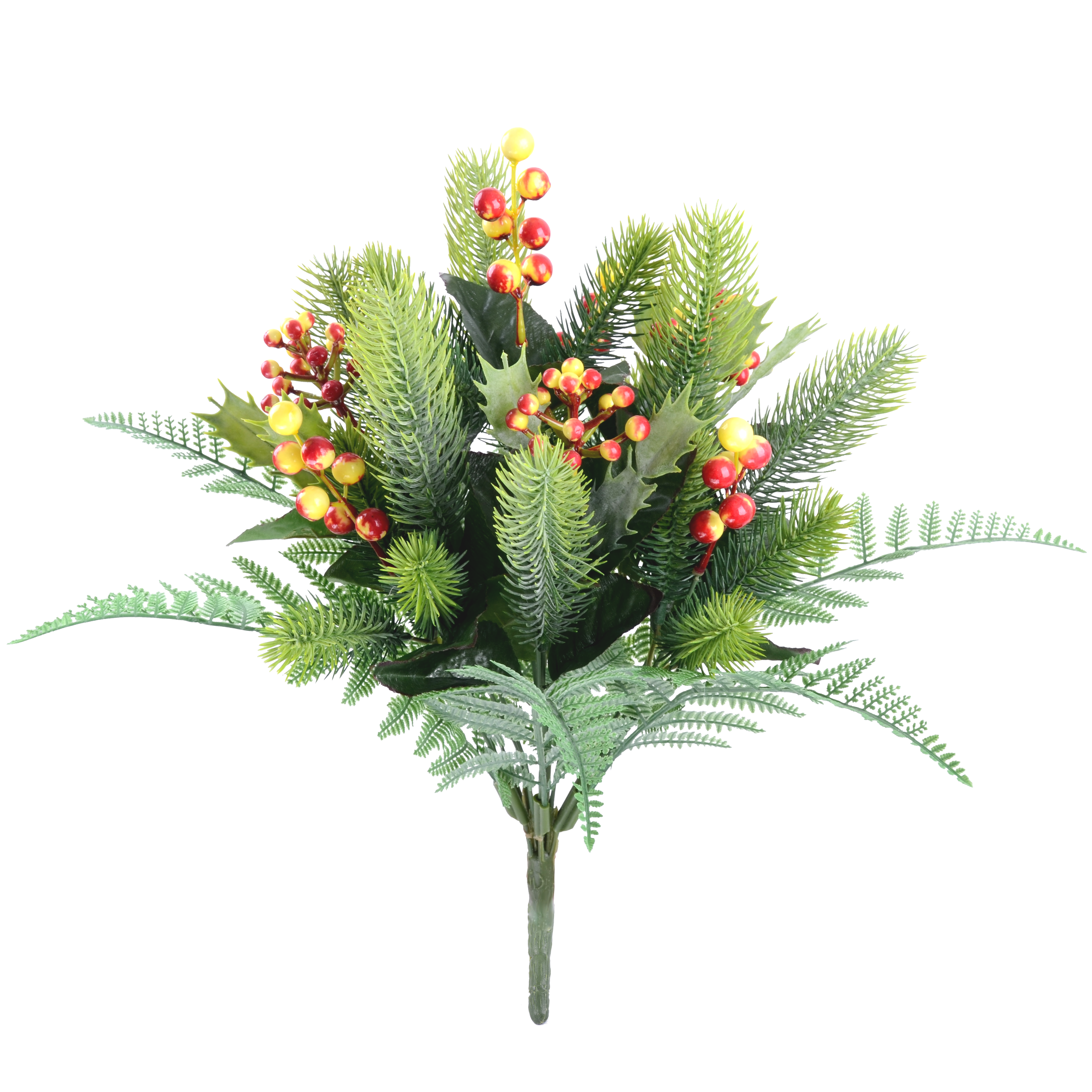 13122193-B artificial flowers christmas decoration pinecone needle