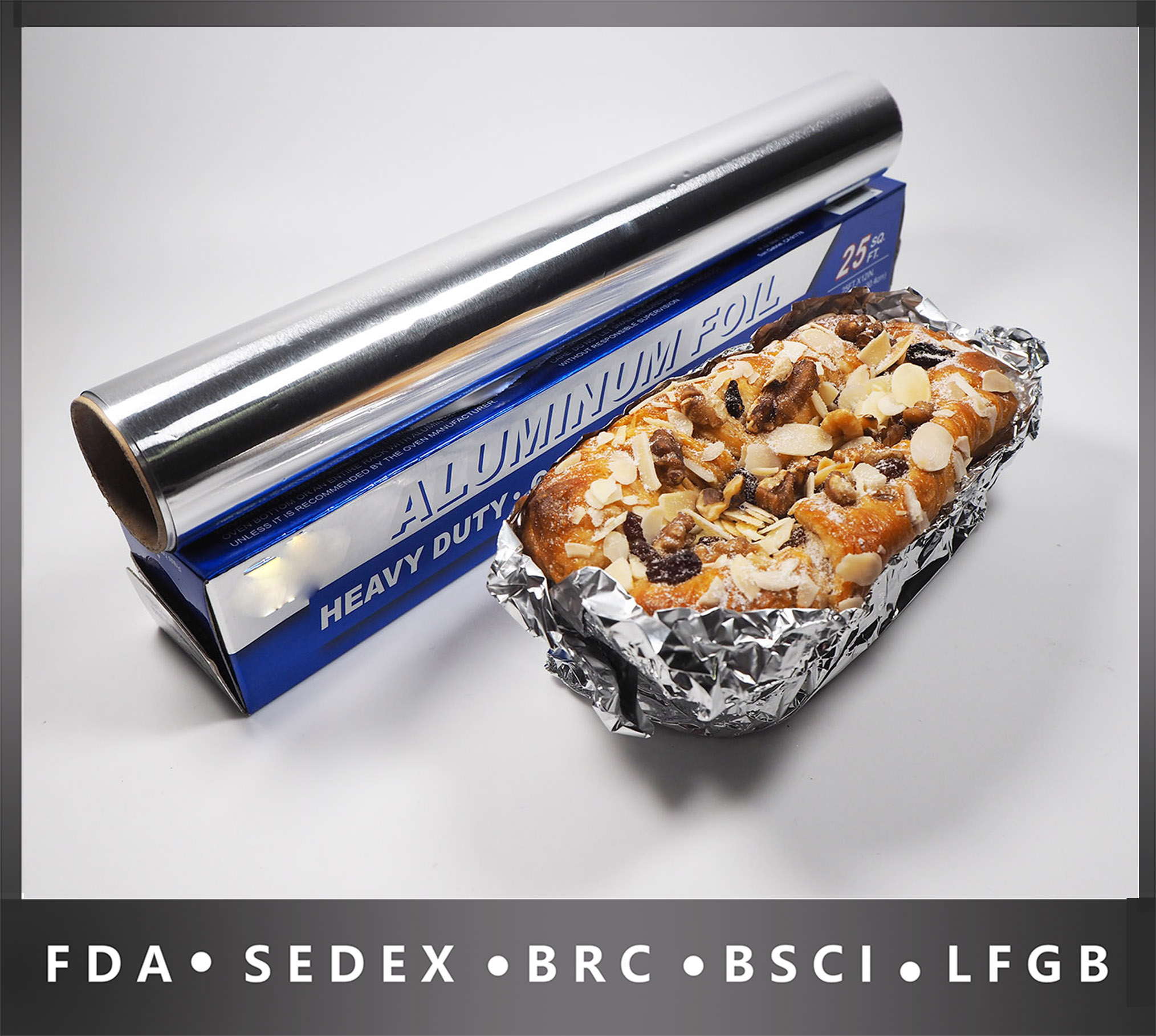 Heavy Duty Aluminum Foil Commercial Industry Grade