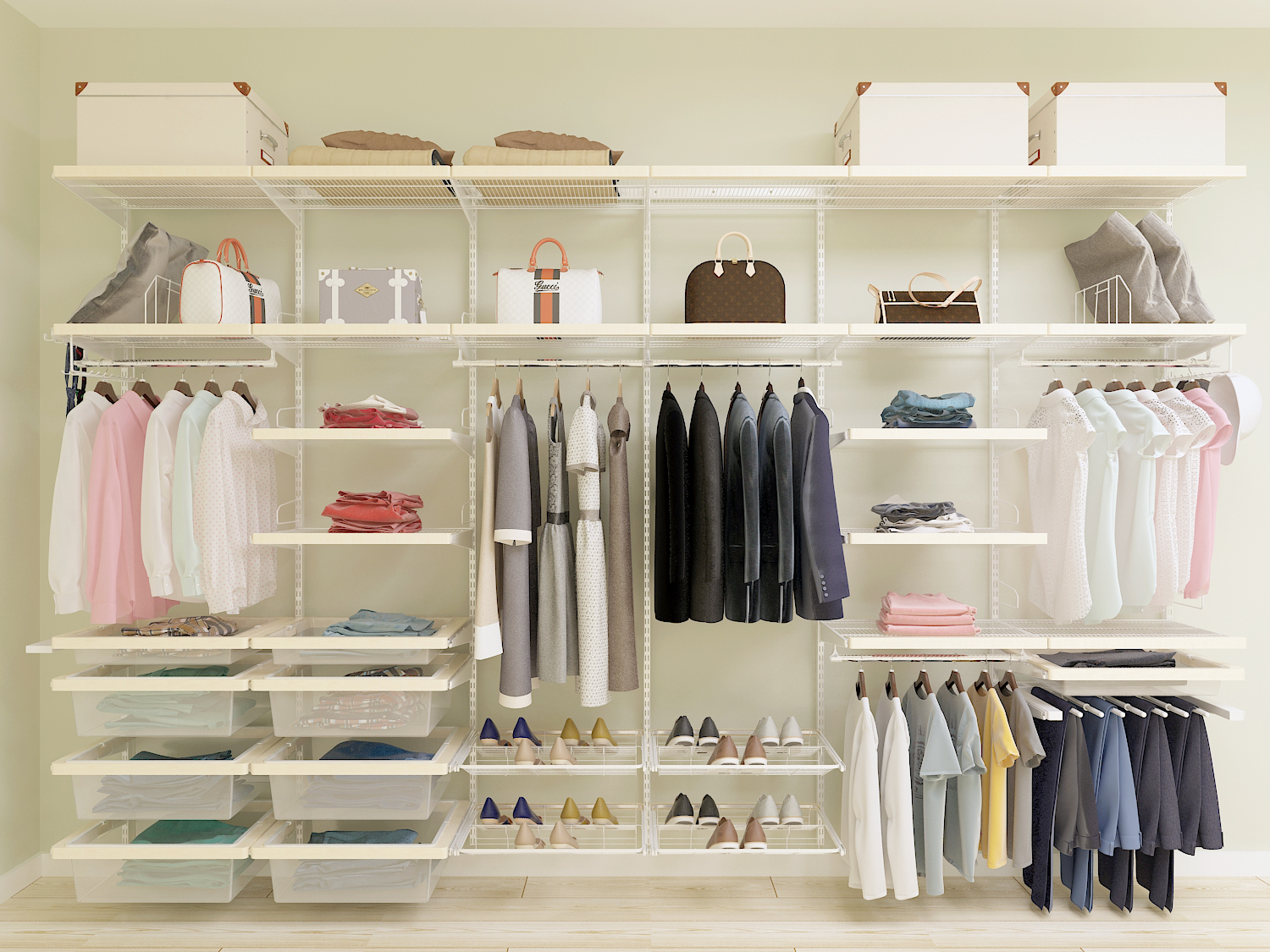 Cloest accessories-with wood decroation,wardrobe accessories,mental shelves