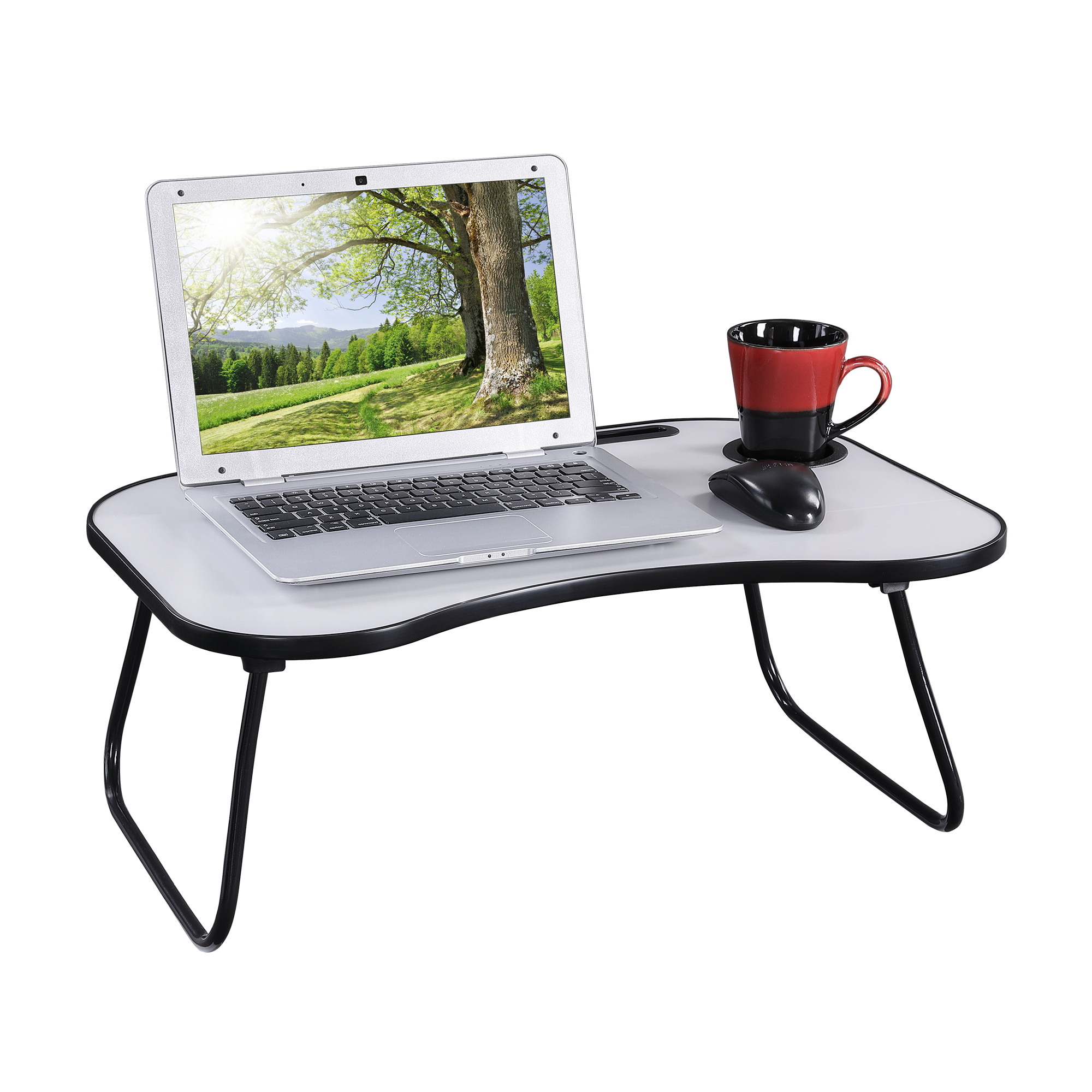 Laptop Table for Bed，Foldable Sofa Breakfast Tray
