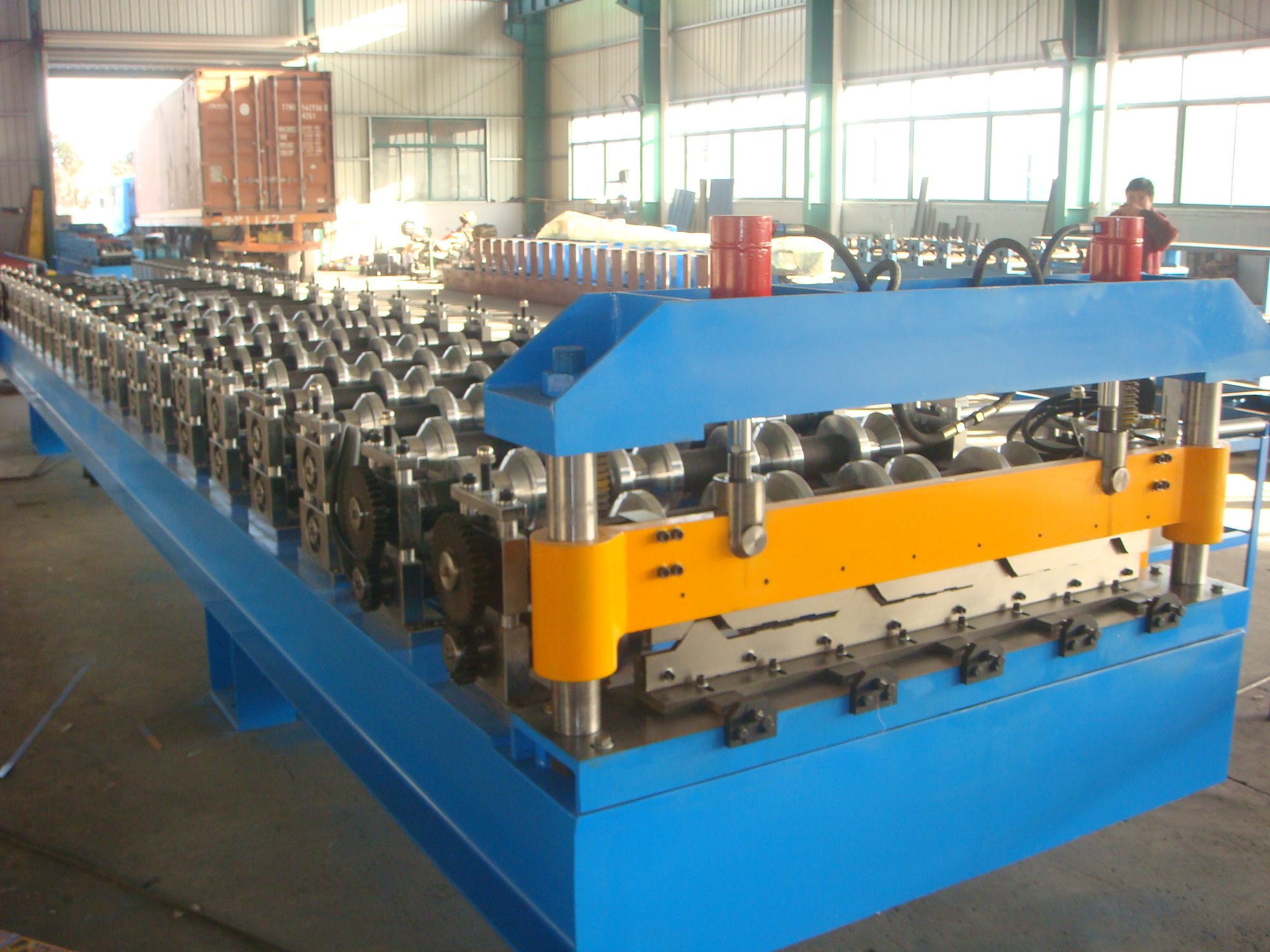 IBR metal roof tile making machine equipment