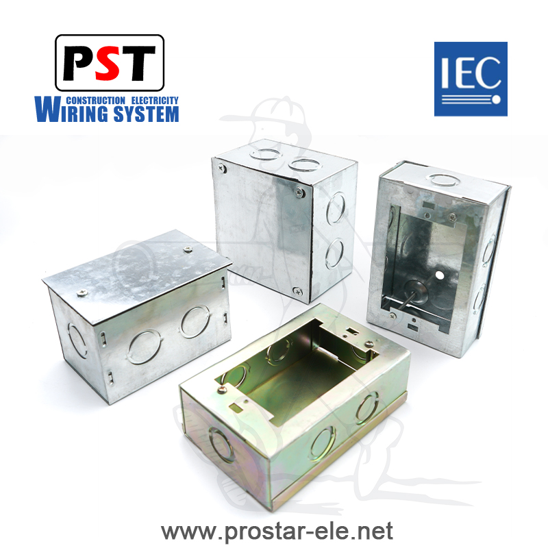 IEC 61386 Metalica Junction box/Caja/Chuqui/Metal Box/Metalica cagas/EMT Caja/IEC/PST