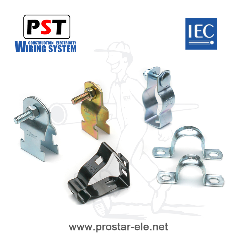 IEC 61386 Abrazadera /Conduit Clamp/Caddy/strut RUC/Strut RC/PST/EMT/Abrazadera dos oreigas/Abrazadera unistrut