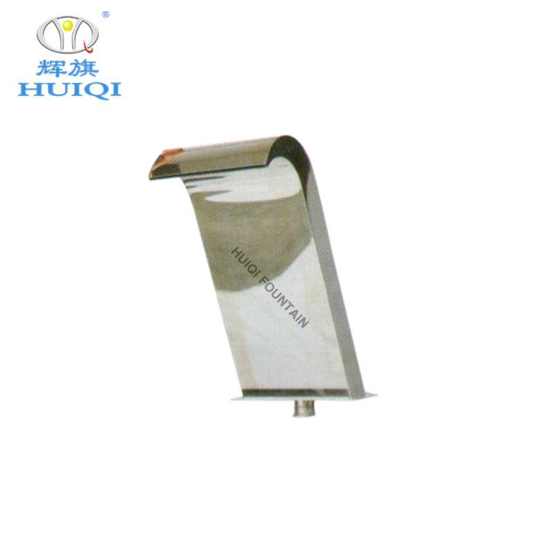 Huiqi curved waterfall waterscape wall swimming pool hot spring poolside water jet bath fountain waterscape spa garden running water waterfall