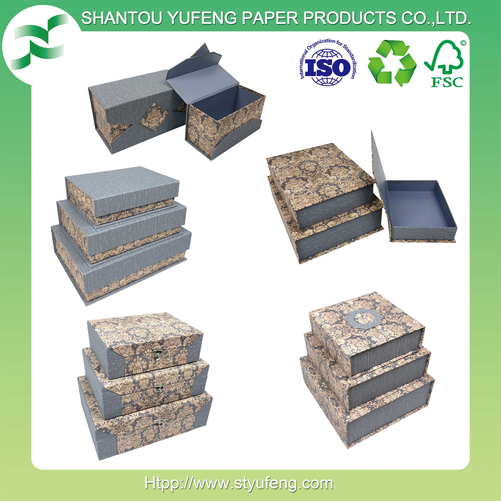 3pcsGift box Gift packing box Paper storage box