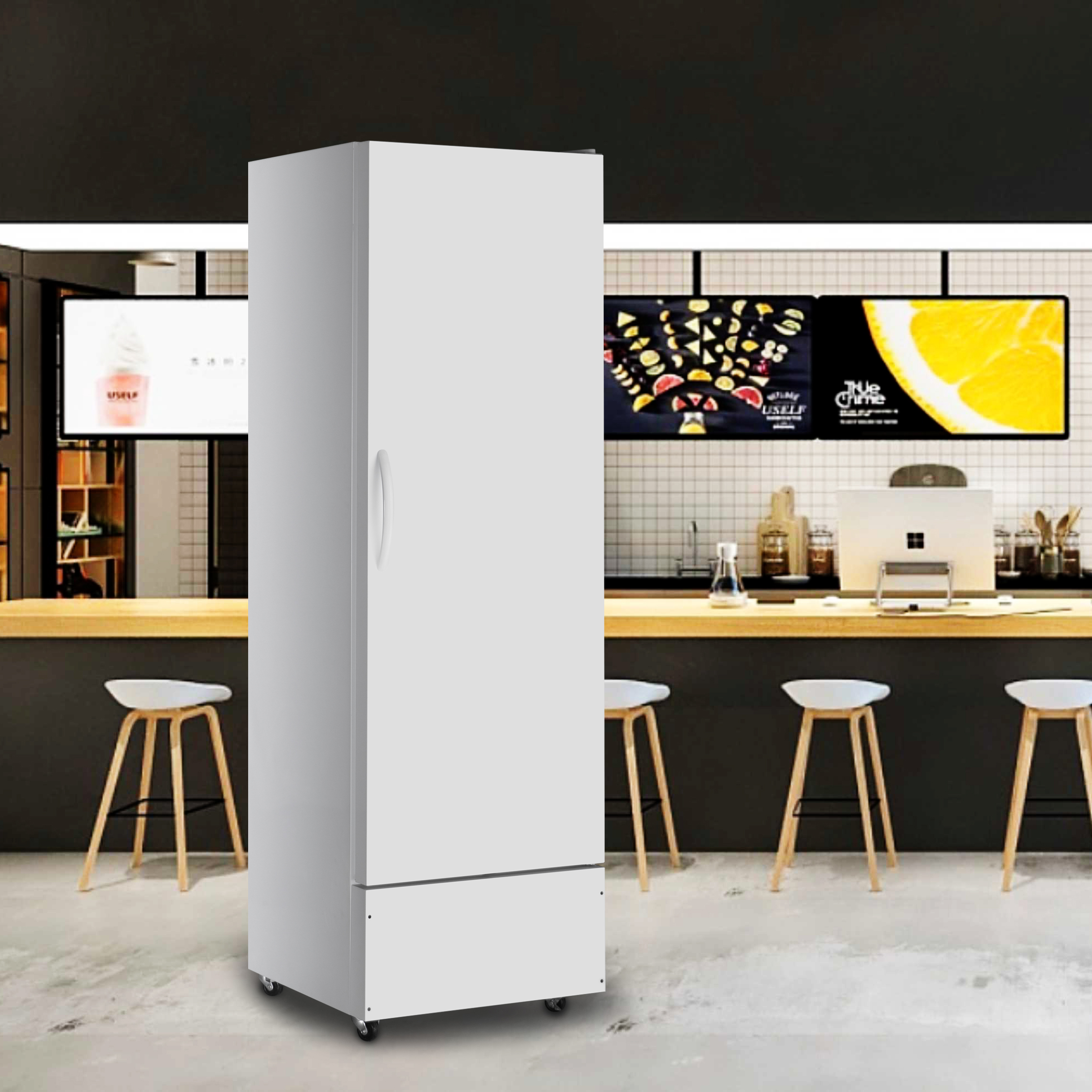 Single-Door Upright Display Cooler