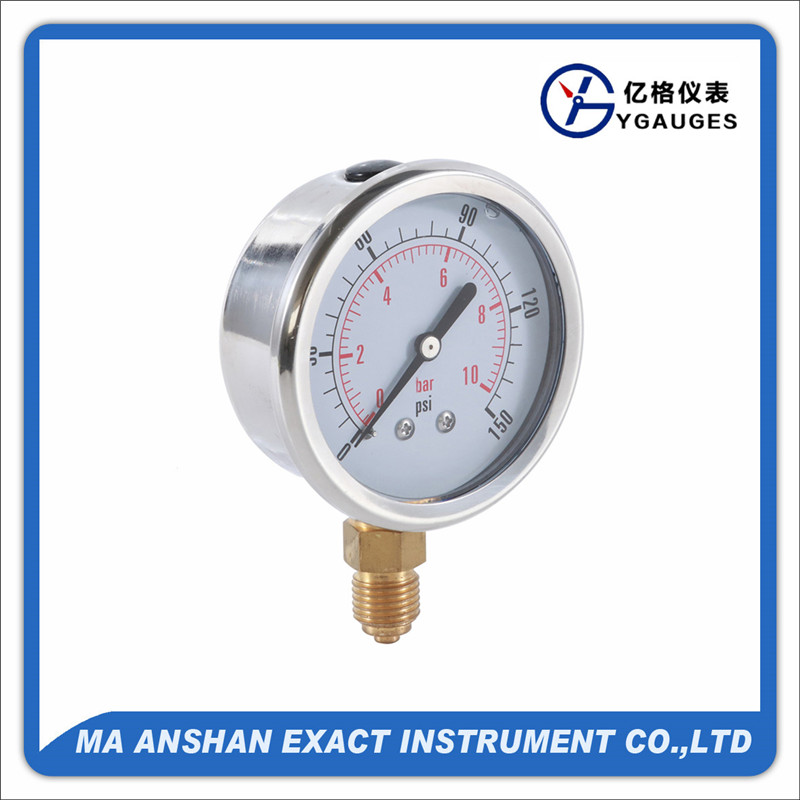 pressure gauge, filled type