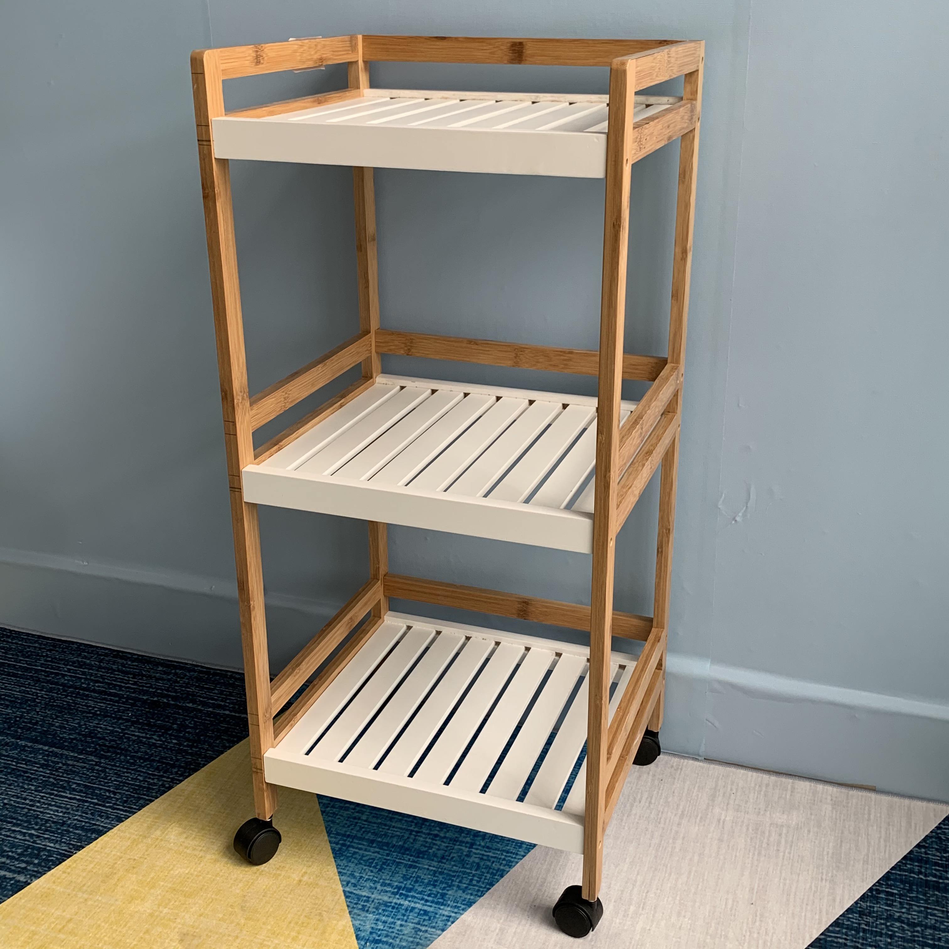 Mdf With Bamboo Shelf,stroage Rack,side Shelf