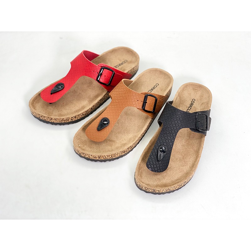 Soft Classic Women's Flip Flop Cork Flat Sandals