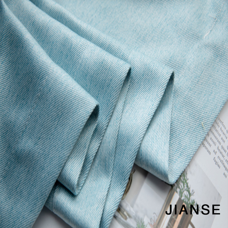 CURTAIN B7230 LINEN blackout popular curtain for bedroom solid fabric hot sale