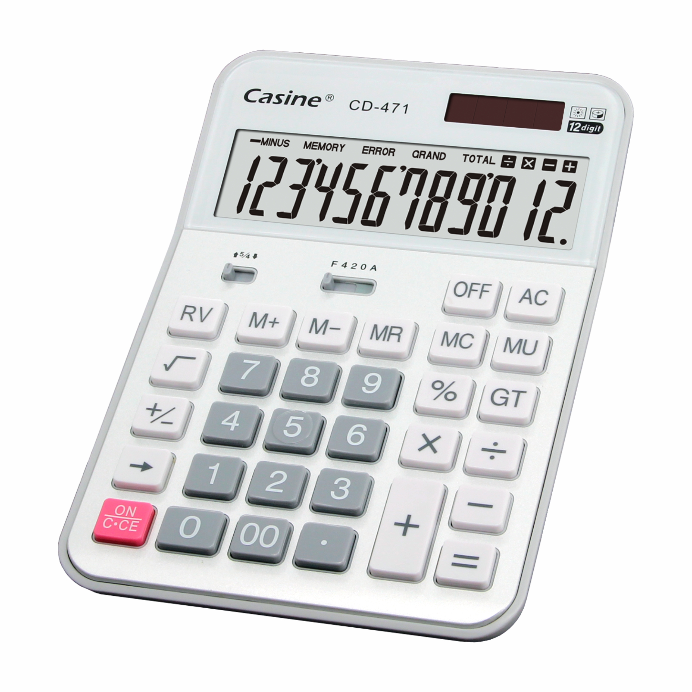 CD-471 - Calculator -12-digit desktop calculator -Casine