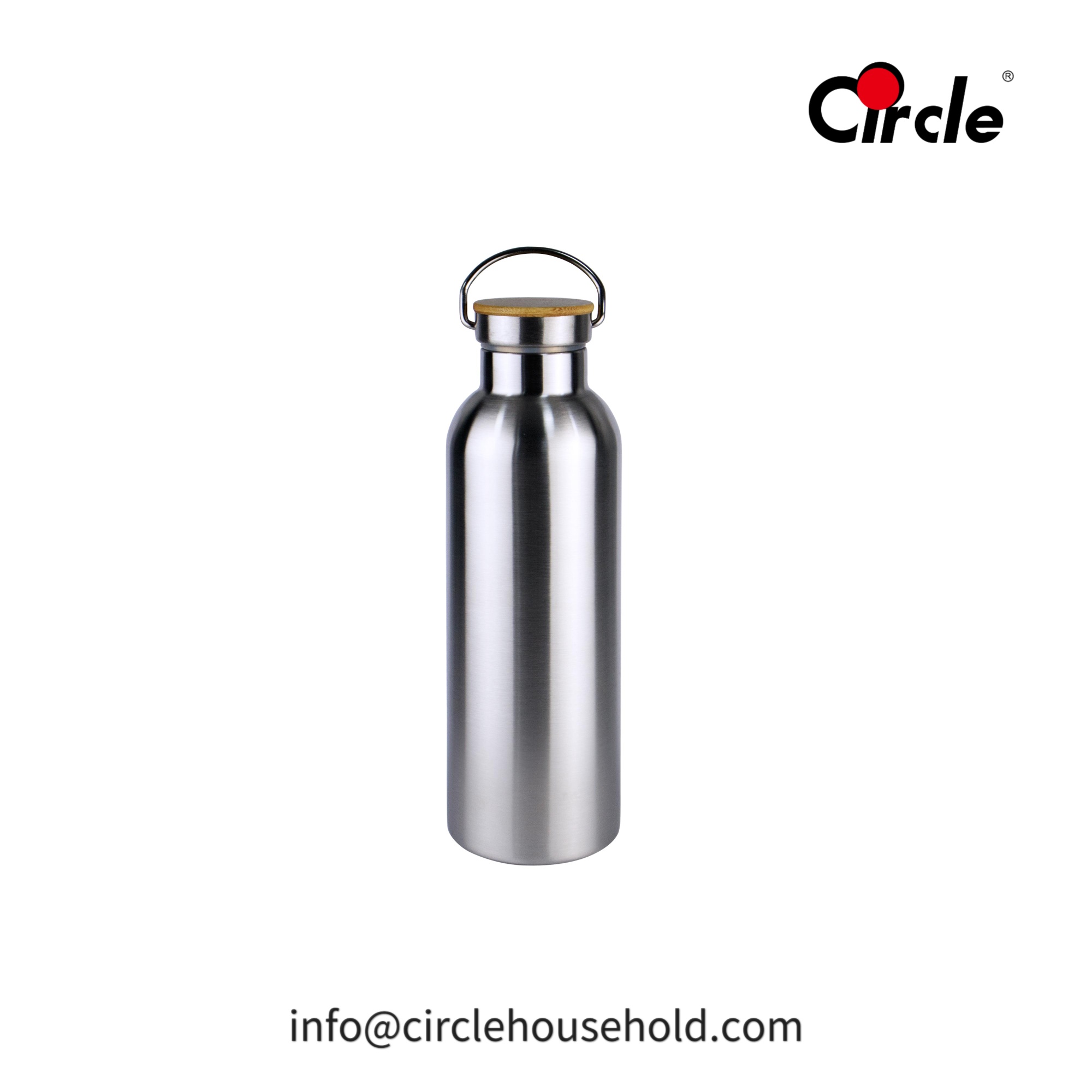 0.5l Sport bottle with banboo cover