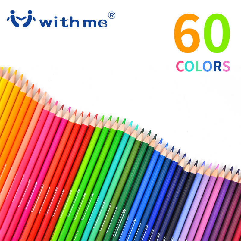 Soften wood Colored Pencil for Adult and Kid,Up to 60 Colors