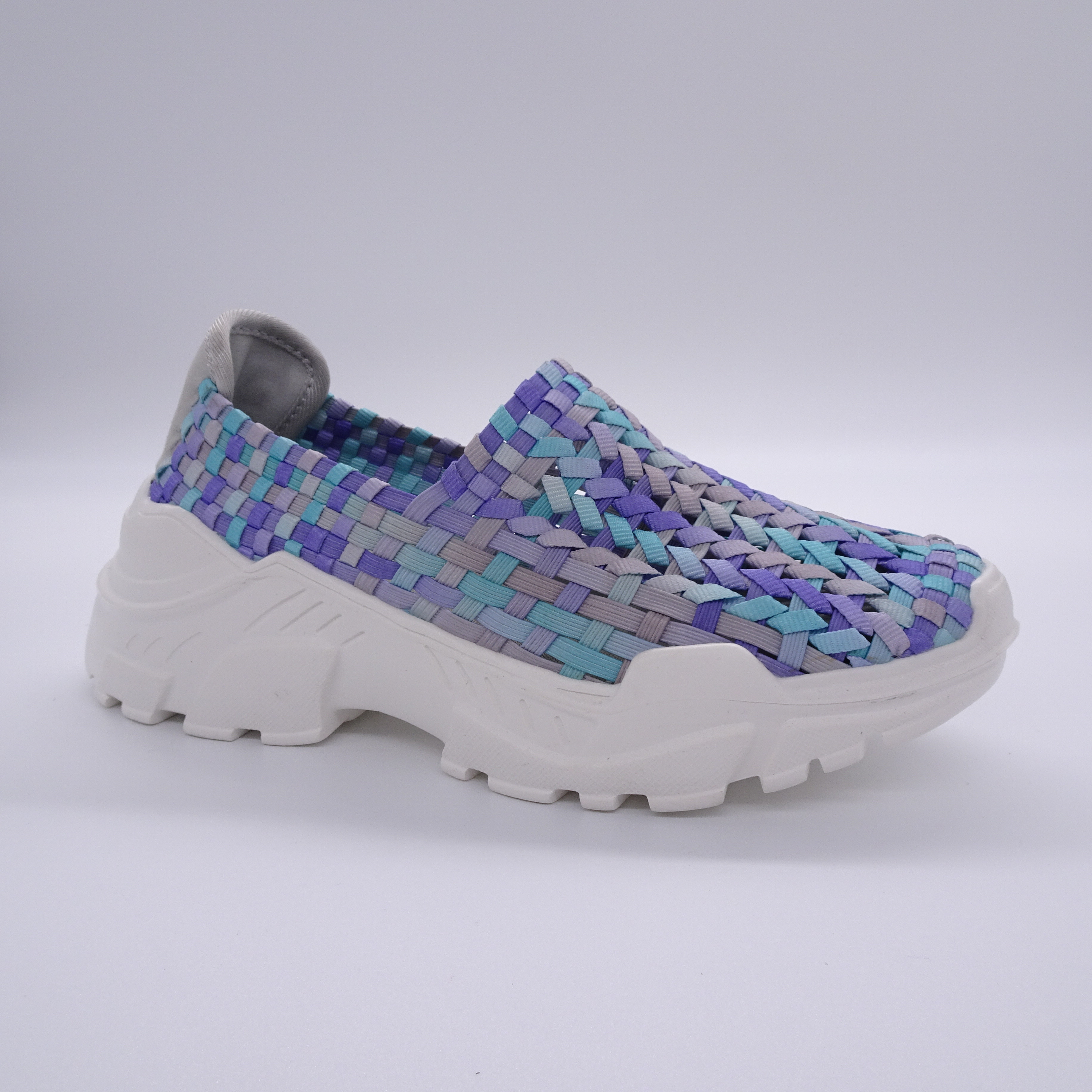 New Arrival Woven Sport Fashion Chunky Shoes For Women