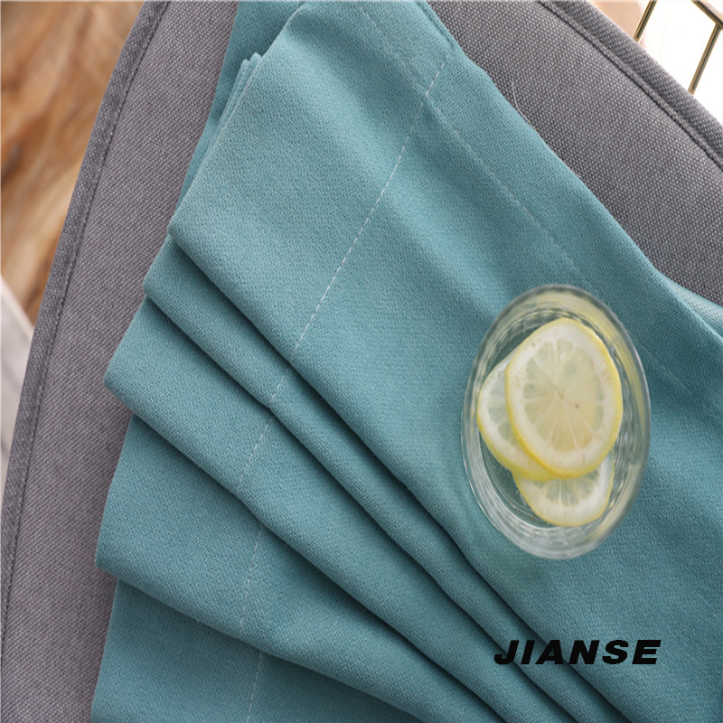 CURTAIN B7279 Luxcy solid Chenille curtain fabric for home hotel window covering