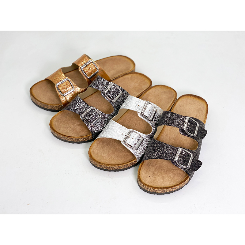 Soft two buckles Classic Women's Cork Sandals