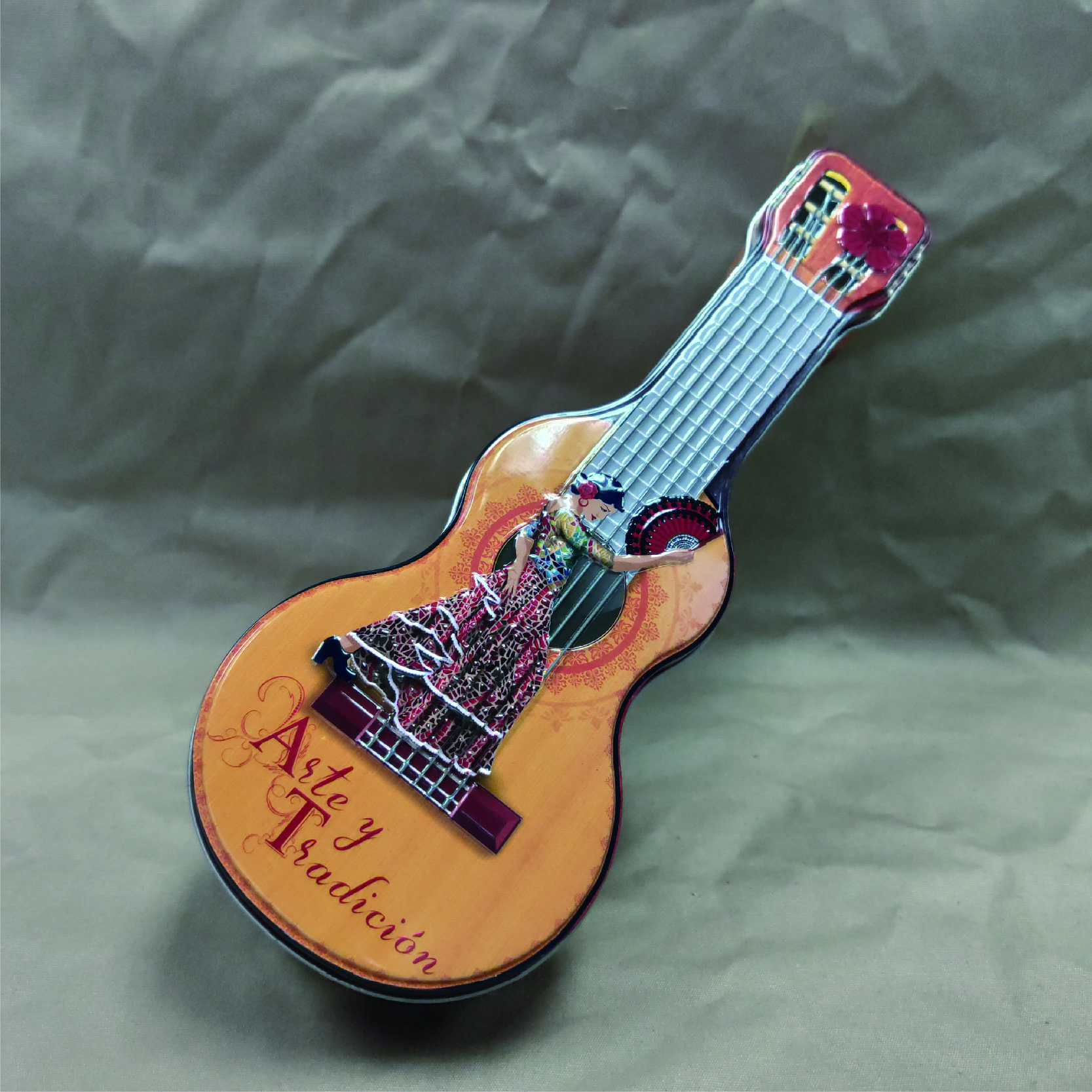 guitar shape packing box