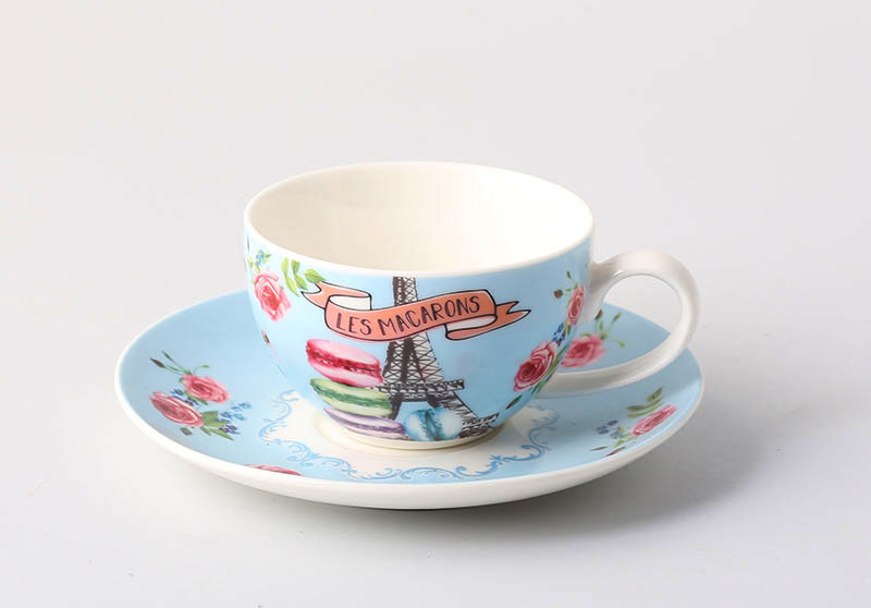 ZH1914 Macarons collection coffee 100cc cup and saucer