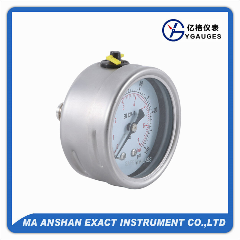 laser welding pressure gauge-heavy duty manometer-stainless steel pressure gauge