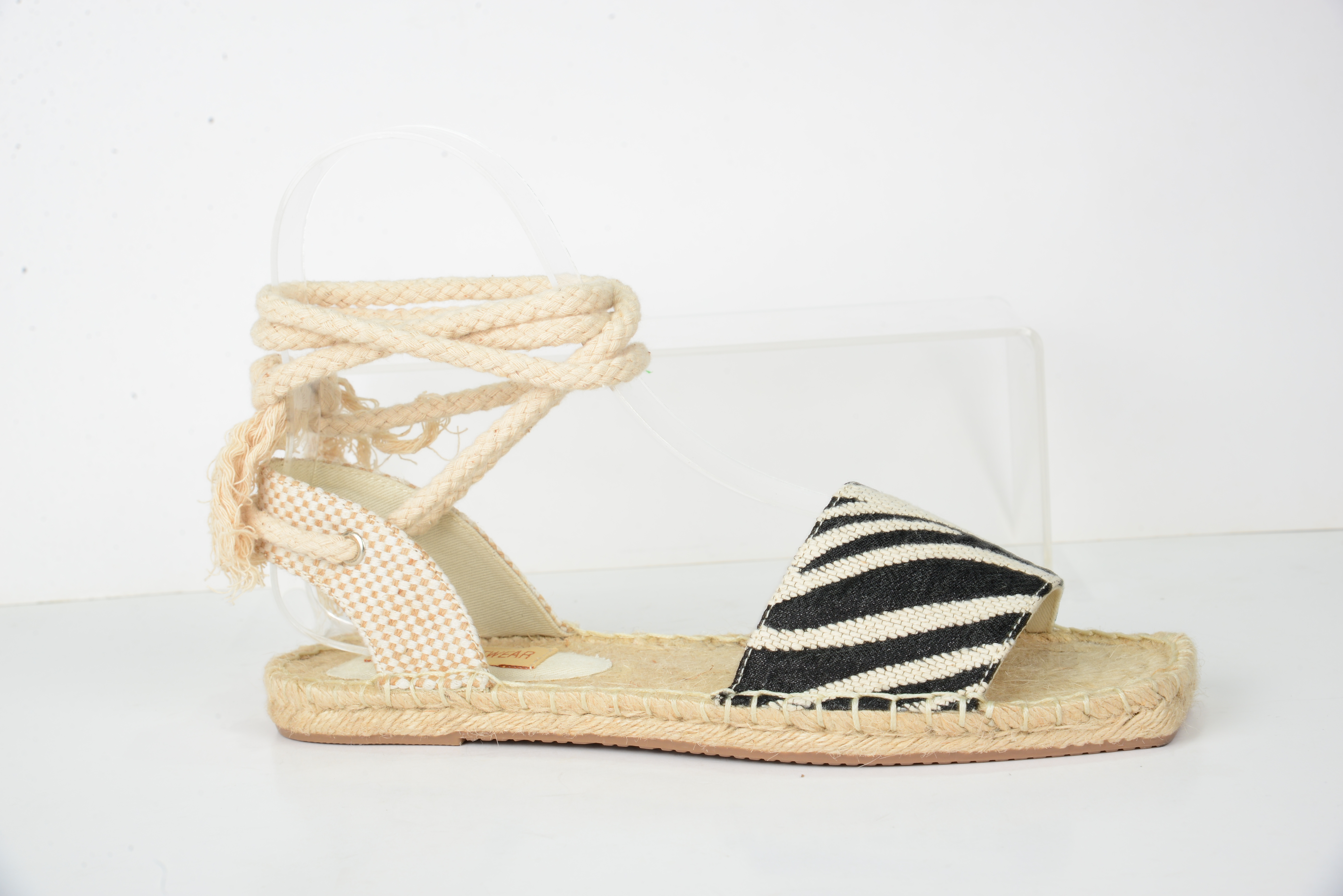 2022Fashion ZEBRA PRINTED Upper Women Sandal espadrille(JS2089232-02