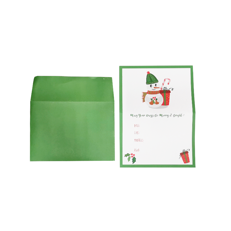 Christmas Party Supplies Greeting Card Invite Card Party card