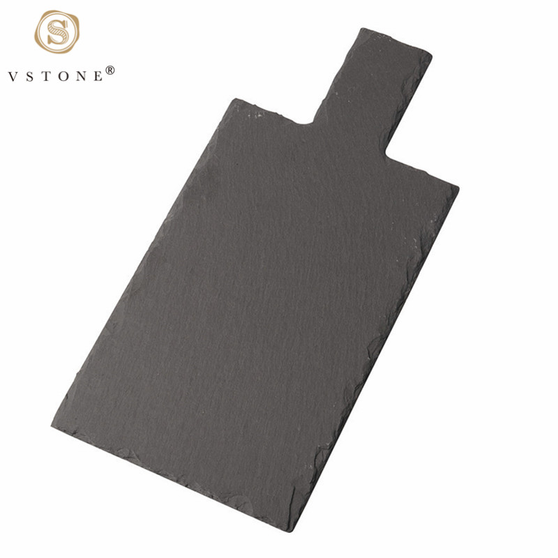 High quality Black slate cheese board/cutting board/chopping board/paddle board
