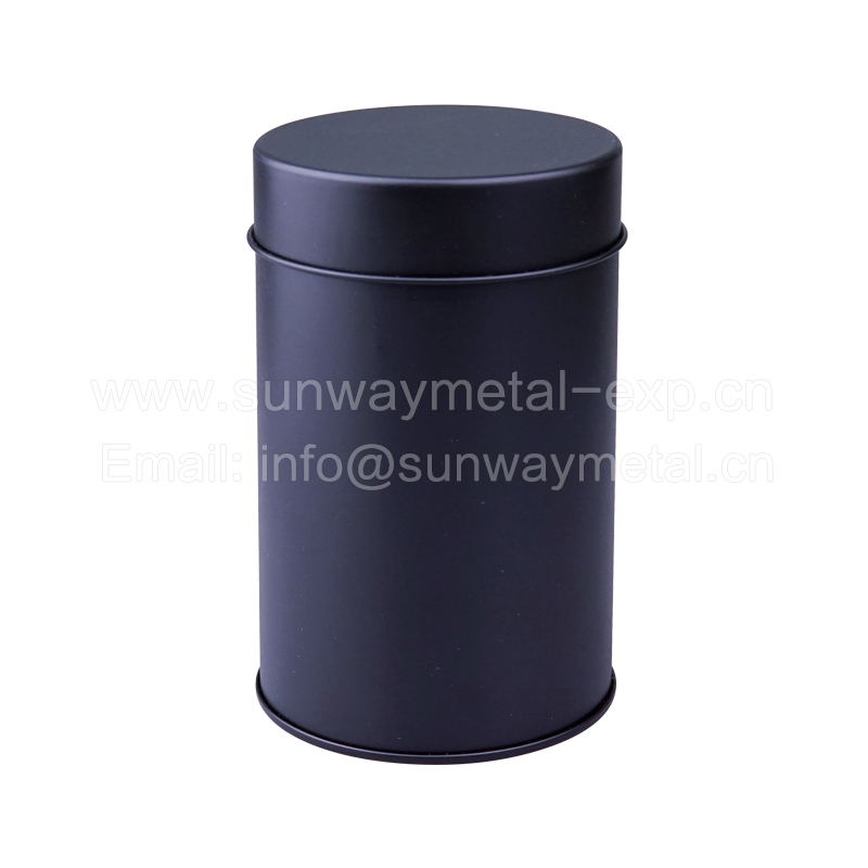 Black housewares tin box tea cans