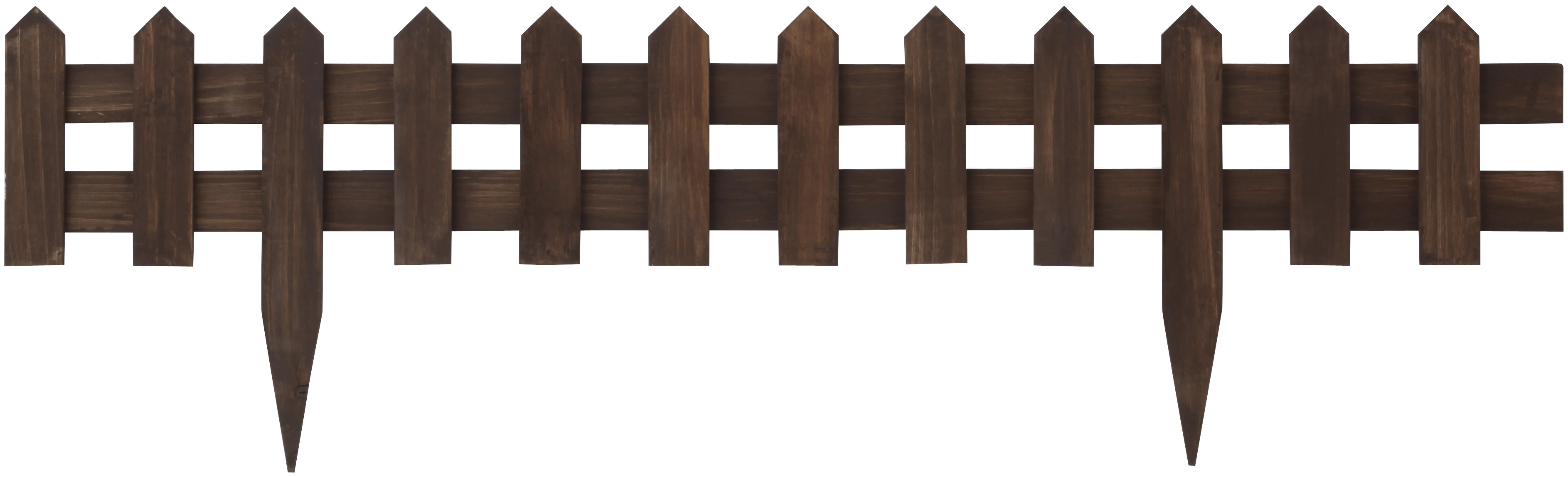 Wood flower fence 900 brown