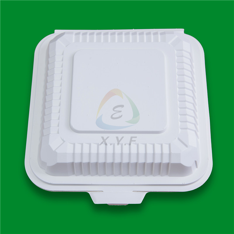 Disposable Cornstarch Biodegrdable Lunchbox