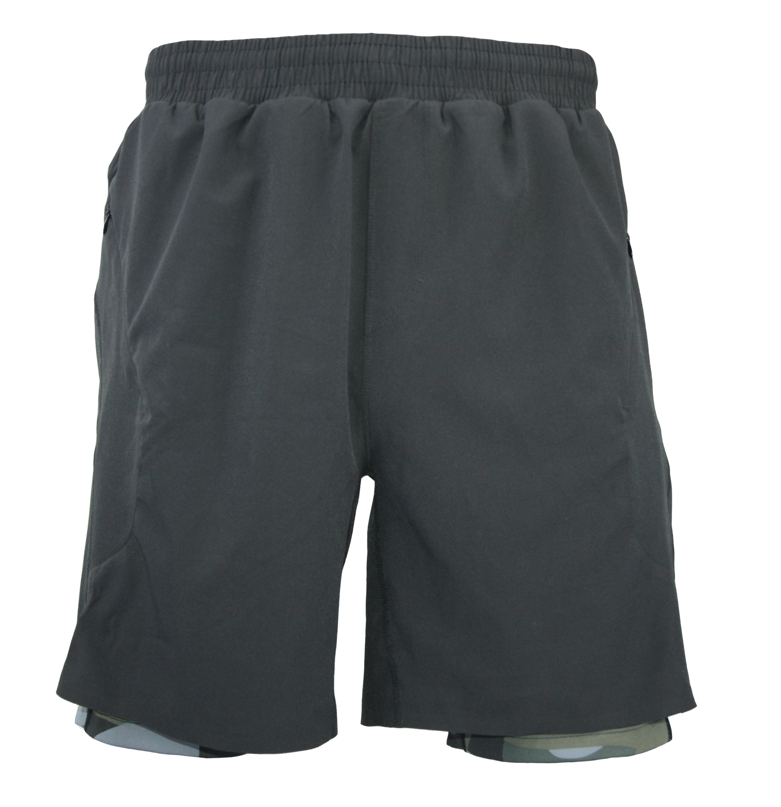 Double Layer Jogger Shorts Mens 2 in 1 Shorts