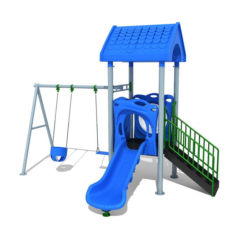Outdoor Slide With Swing