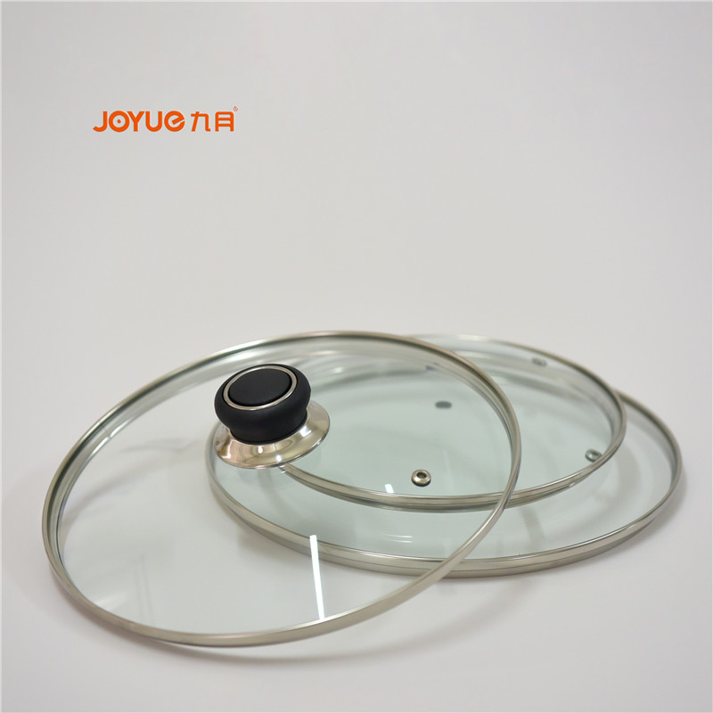 pot glass lid with knob