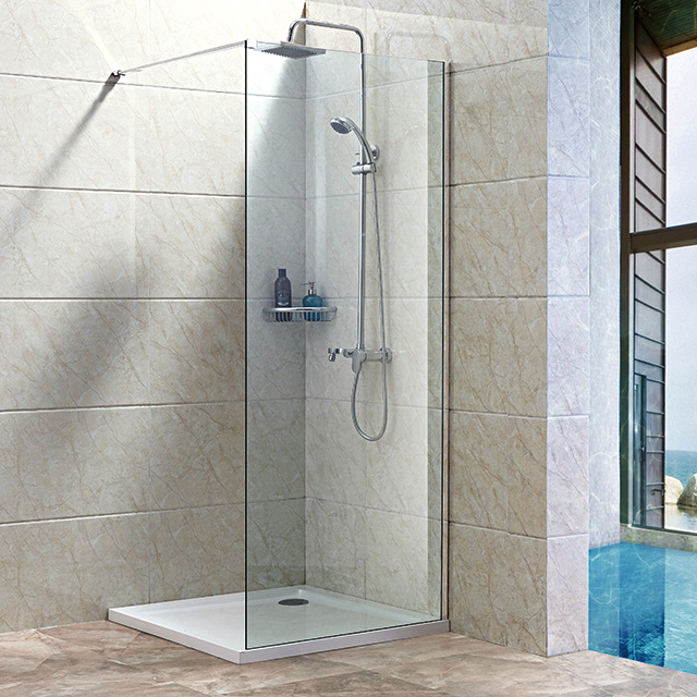 walk in shower screen
