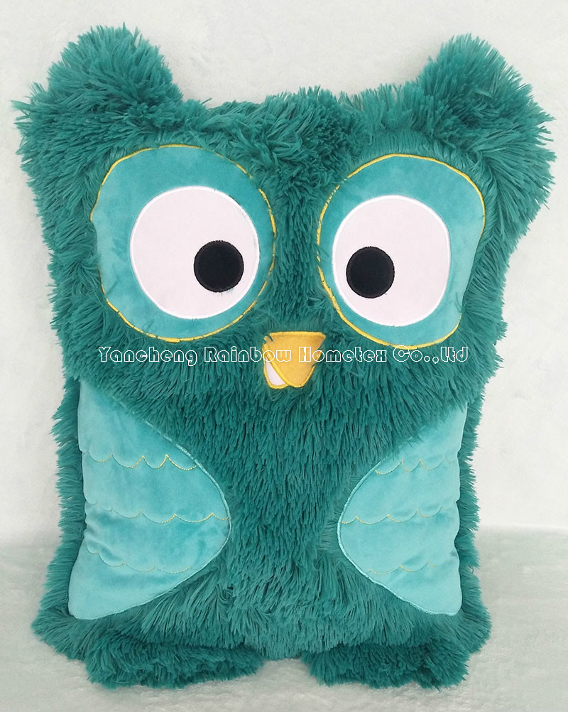Embroidery Owl Cushion