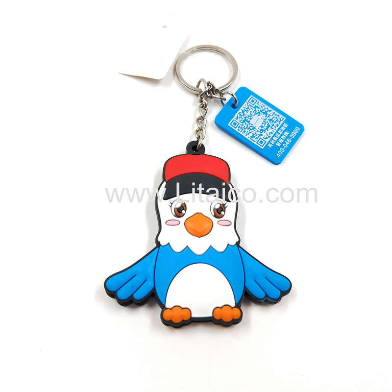 Bird PVC Keychain