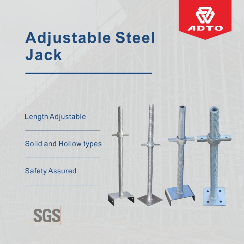 Adjustable Hollow/Solid Scaffold Screw Jack