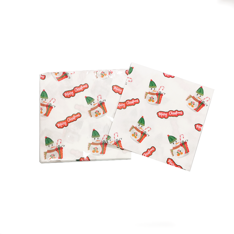 Christmas Party Supplies Lunch Napkin Beverage Napkin Guest Napkin