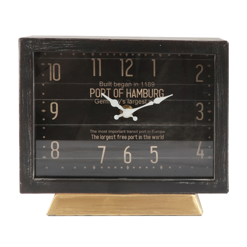 Iron Table Clock