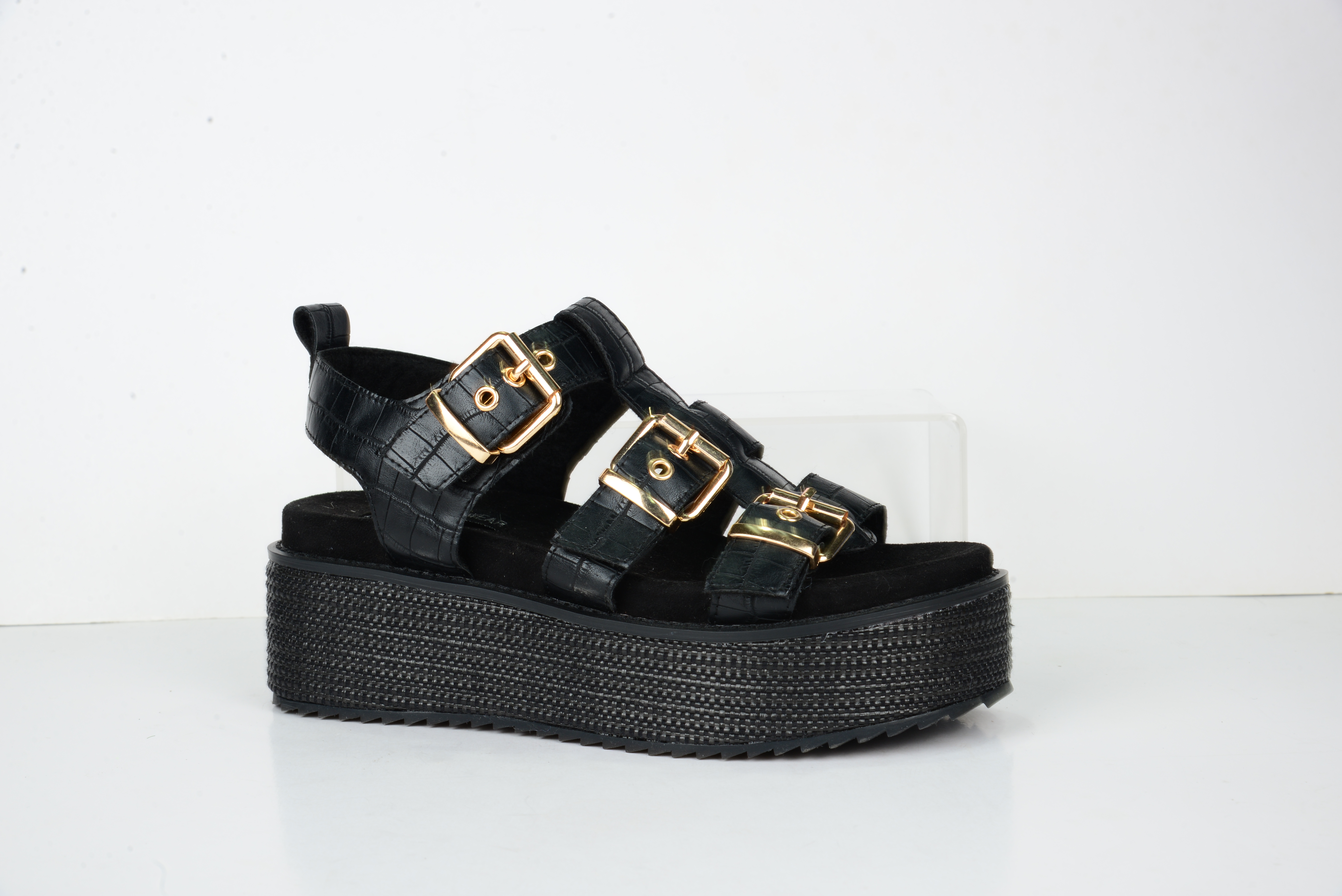 2020 Fashion PU Upper Women Sandal espadrille(HS208501-05