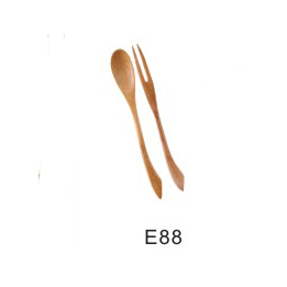 bamboo fork and spoon