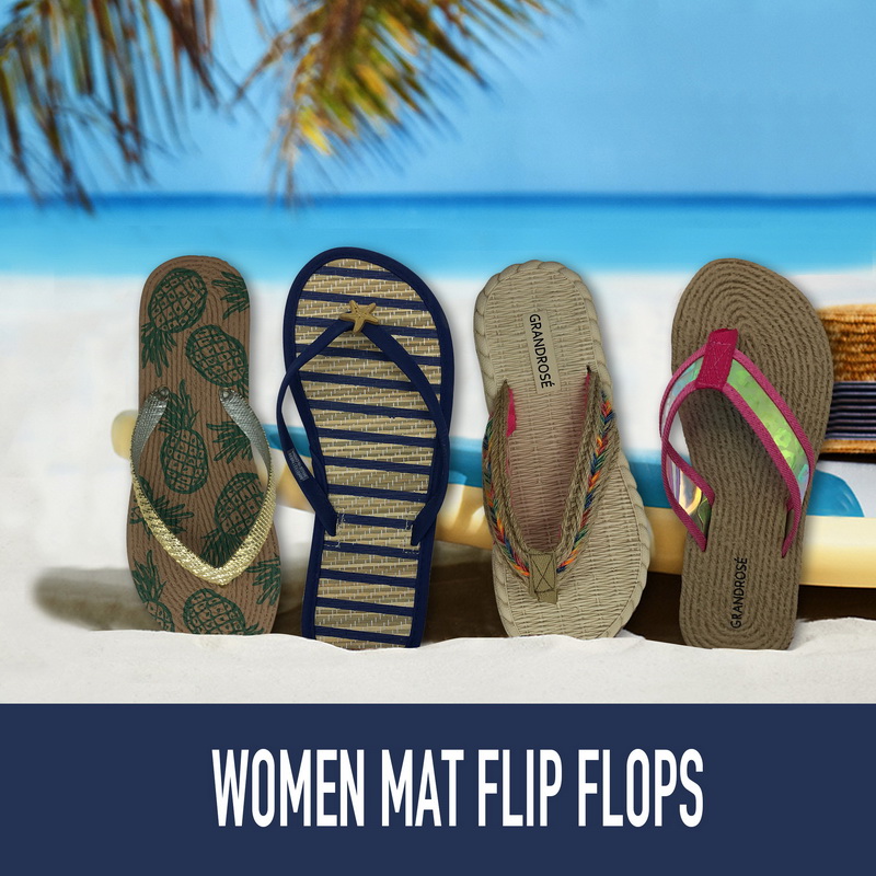 Women Seagrass Flip Flops