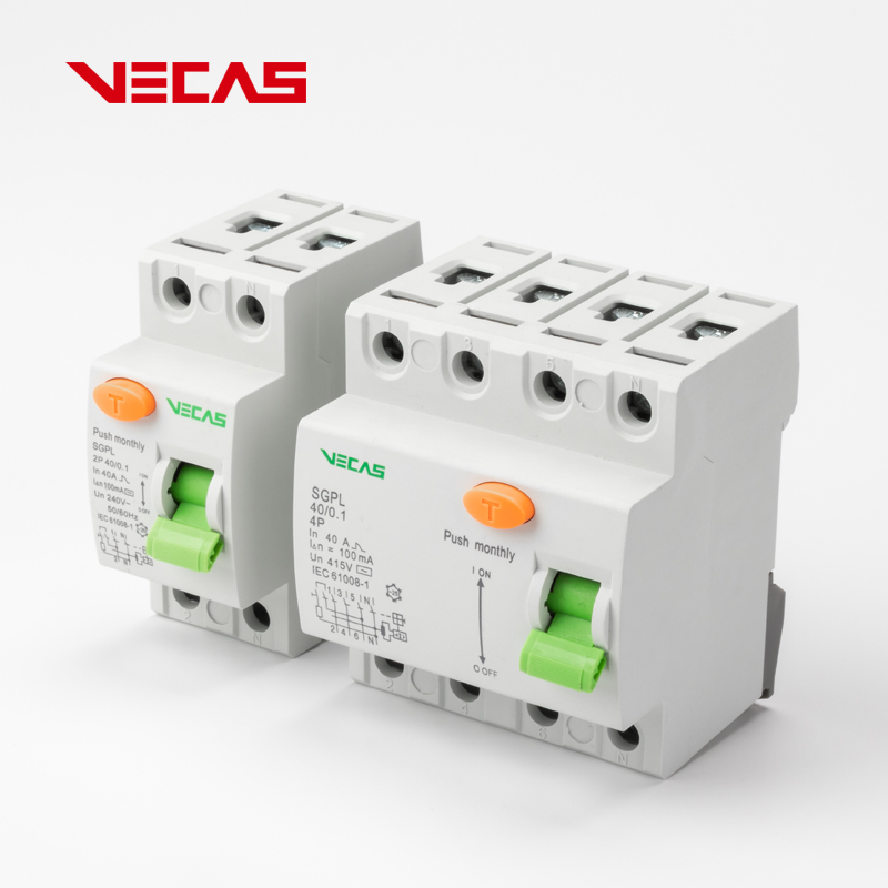 RCCB Residual Current Circuit Breaker SGPL VECAS