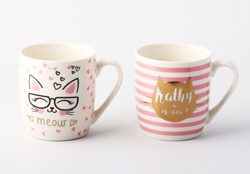 ZH1921-H6 cat design collection 350cc milk mug