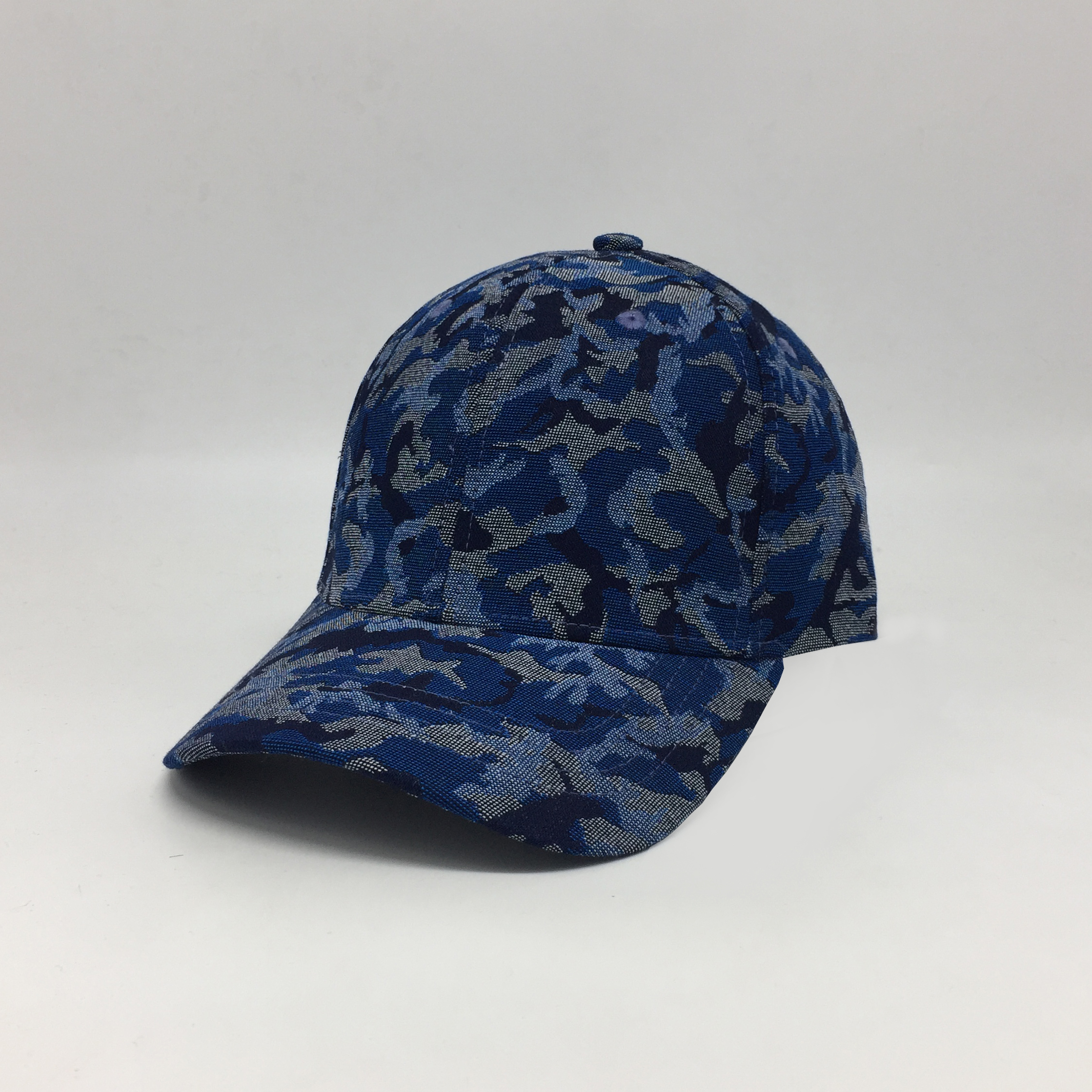 Custom - made 6 - piece jacquard camouflage baseball cap
